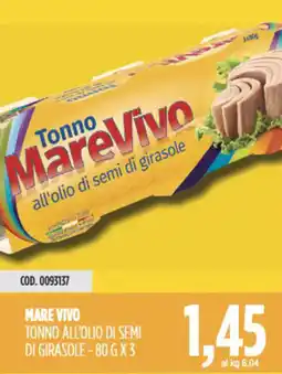 Carico Cash & Carry Mare vivo tonno all'olio di semi di girasole offerta