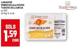 Pam Lasagne fresche all'uovo TESORI DELL'ARCA offerta