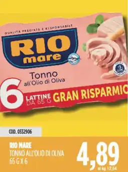 Carico Cash & Carry Rio mare tonno all'olio di oliva offerta