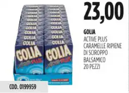 Carico Cash & Carry Golia active plus caramelle ripiene di sciroppo balsamico offerta