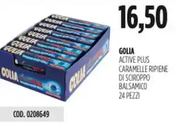 Carico Cash & Carry Golia active plus caramelle ripiene di sciroppo balsamico offerta