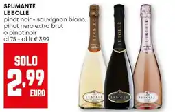 Pam Spumante le bollè pinot noir - sauvignon blanc, pinot nero extra brut o pinot noir offerta