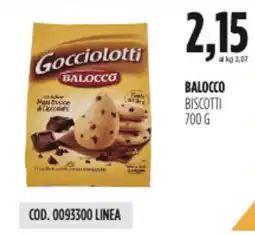 Carico Cash & Carry Balocco biscotti offerta