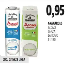 Carico Cash & Carry Granarolo accadi senza lattosio offerta