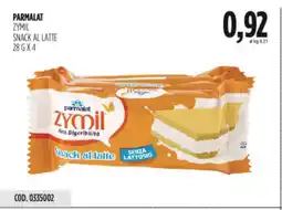 Carico Cash & Carry Parmalat zymil snack al latte offerta