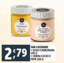 Deco Supermercati San cassiano sugo carbonara offerta