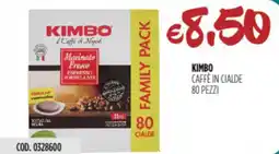 Carico Cash & Carry Kimbo caffè in cialde 80 pezzi offerta