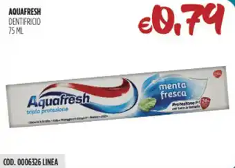 Carico Cash & Carry Aquafresh dentifricio offerta
