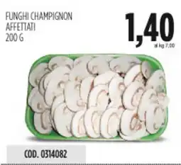 Carico Cash & Carry Funghi champignon affettati offerta