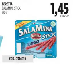 Carico Cash & Carry Beretta salamini stick offerta