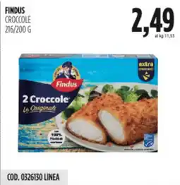 Carico Cash & Carry Findus croccole offerta