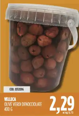 Carico Cash & Carry Velleca olive verdi denocciolate offerta