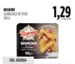 Carico Cash & Carry Negroni guanciale in stick offerta