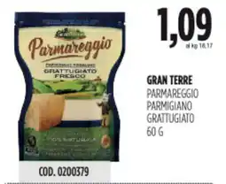Carico Cash & Carry Gran terre parmareggio parmigiano grattugiato offerta