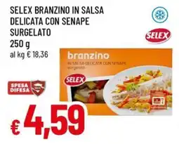 A&O Selex branzino in salsa delicata con senape surgelato offerta
