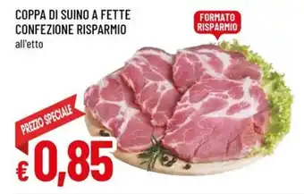 Coppa di suino a fette confezione risparmio