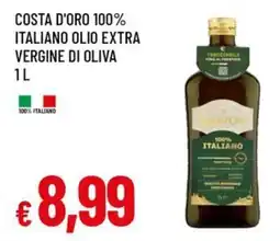 A&O Costa d'oro 100% italiano olio extra vergine di oliva offerta