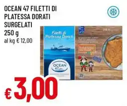 A&O Ocean 47 filetti di platessa dorati surgelati offerta