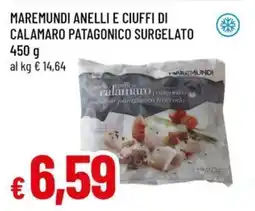 A&O Maremundi anelli e ciuffi di calamaro patagonico surgelato offerta