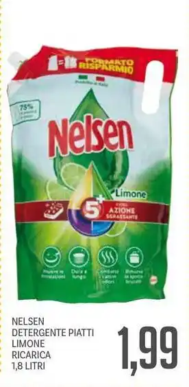 Nelsen detergente piatti limone ricarica