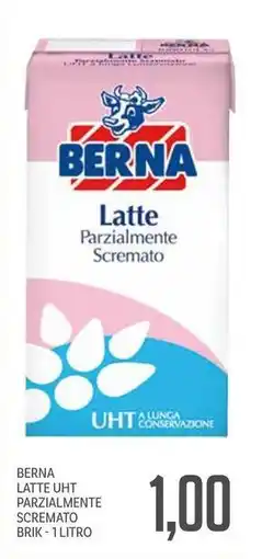 Supermercati Piccolo Berna latte uht parzialmente scremato brik offerta