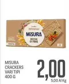 Supermercati Piccolo Misura crackers offerta