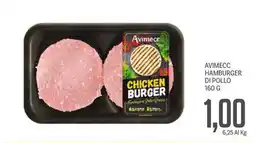 Supermercati Piccolo Avimecc hamburger di pollo offerta