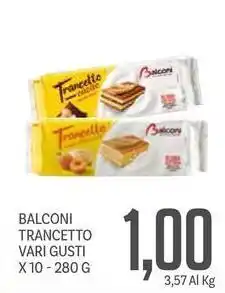 Supermercati Piccolo Balconi trancetto offerta