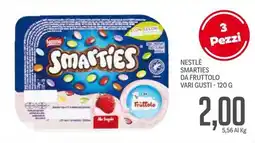 Supermercati Piccolo Nestlé smarties da fruttolo offerta