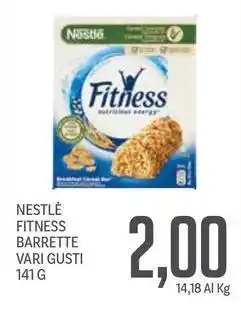 Supermercati Piccolo Nestle fitness barrette offerta