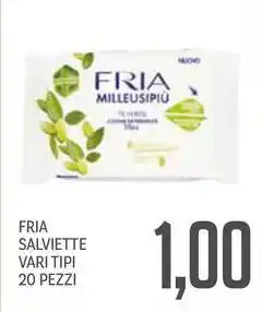 Supermercati Piccolo Fria salviette offerta