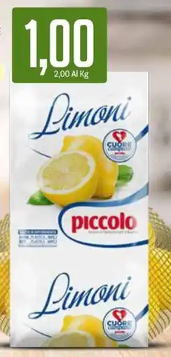 Supermercati Piccolo Piccolo limoni in rete offerta