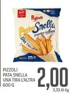 Supermercati Piccolo Pizzoli pata snella una tira l'altra offerta