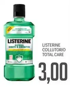 Supermercati Piccolo Listerine collutorio total care offerta
