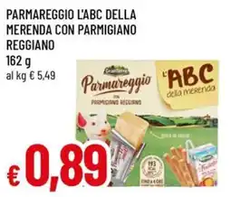 A&O Parmareggio l'abc della merenda con parmigiano reggiano offerta
