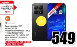 MediaWorld Smartphone 15T offerta