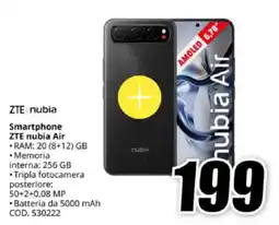 MediaWorld ZTE nubia Smartphone ZTE nubia Air offerta