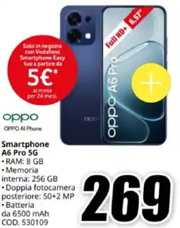 MediaWorld OPPO Smartphone A6 Pro 5G offerta
