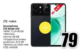 MediaWorld Smartphone ZTE Blade A35 offerta