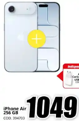 MediaWorld iPhone Air 256 GB offerta