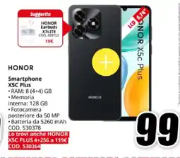 MediaWorld HONOR Smartphone X5C Plus offerta