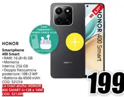 MediaWorld HONOR Smartphone 400 Smart offerta