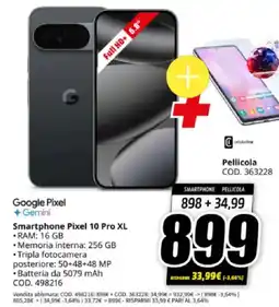 MediaWorld Google Pixel Smartphone Pixel 10 Pro XL offerta