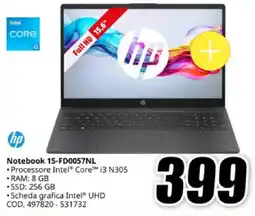 MediaWorld hp Notebook 15-FD0057NL offerta