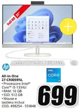 MediaWorld hp All-in-One 27-CR0059NL offerta