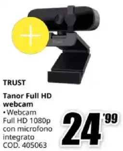MediaWorld TRUST Tanor Full HD webcam offerta