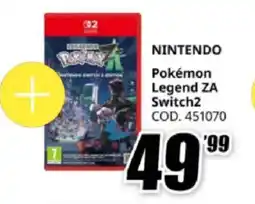 MediaWorld NINTENDO Pokémon Legend ZA Switch2 offerta