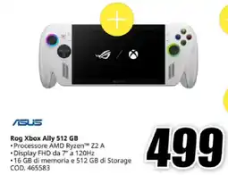 MediaWorld ASUS Rog Xbox Ally 512 GB offerta