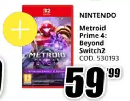 MediaWorld NINTENDO Metroid Prime 4: Beyond Switch2 offerta
