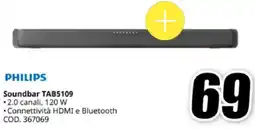 MediaWorld PHILIPS Soundbar TAB5109 offerta